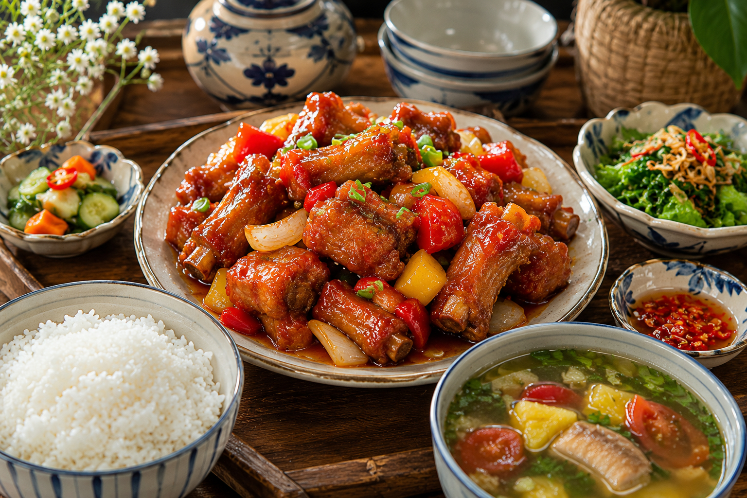 90% người làm sườn xào chua ngọt bỏ qua bước này nên nước sốt khó bám, sườn nhanh khô