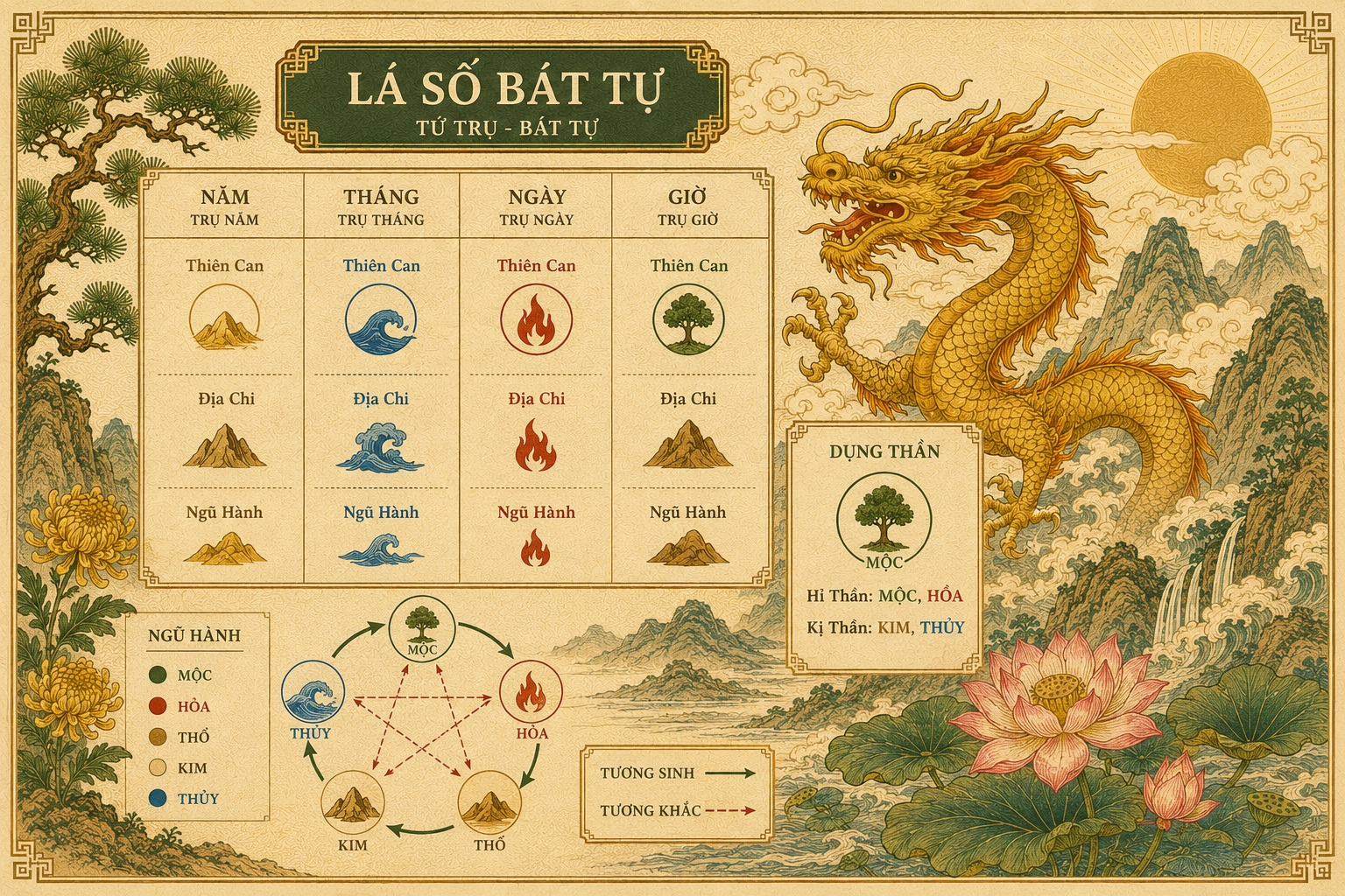 Bát tự là gì? Vì sao chỉ 8 chữ trong ngày giờ sinh lại được dùng để luận tính cách, tài vận và những bước ngoặt của cuộc đời?