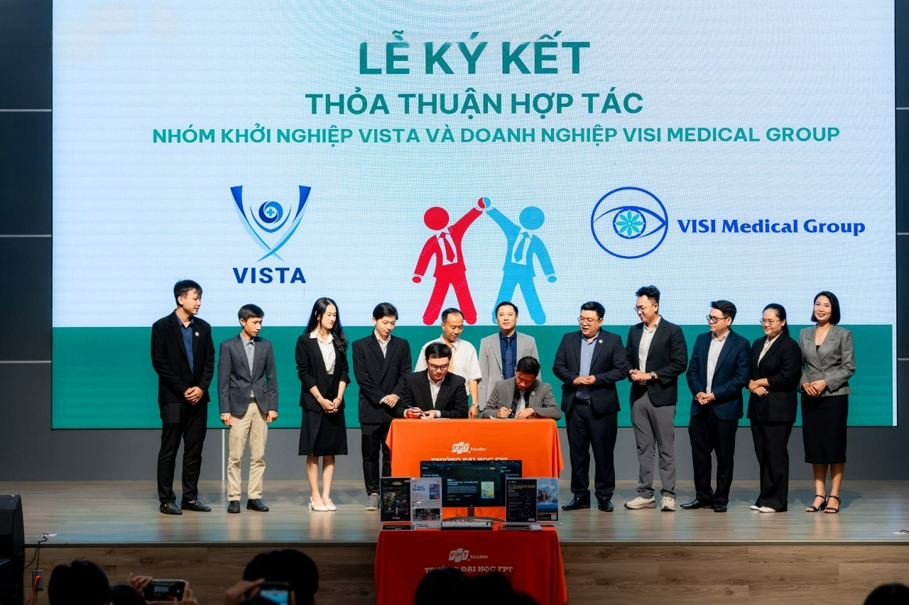 Đại diện dự án VISTA ký kết thoả thuận hợp tác cùng Tập đoàn Y khoa VISI