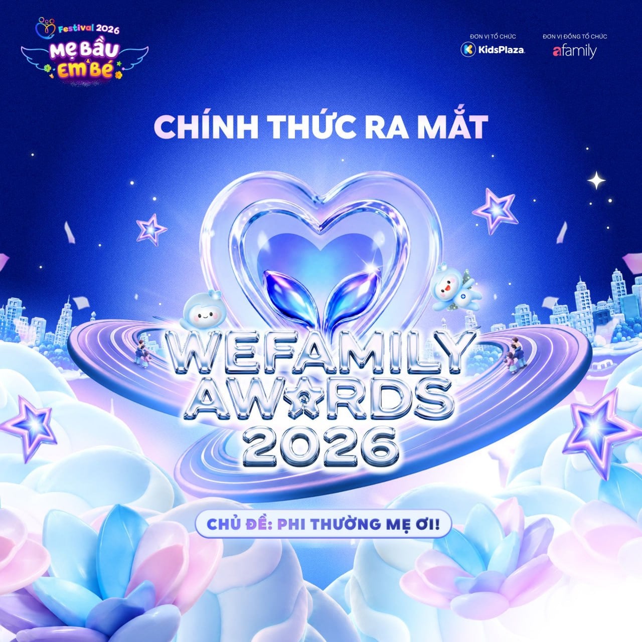 Hành trình KidsPlaza kiến tạo WeFamily Awards 2026 cùng aFamily.vn: Lan tỏa triết lý làm cha mẹ hạnh phúc