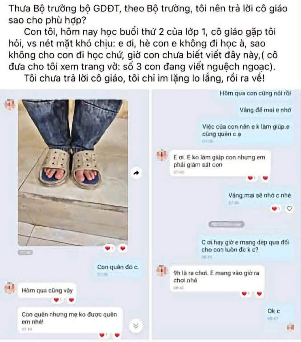 Đoạn tin nhắn gây tranh cãi