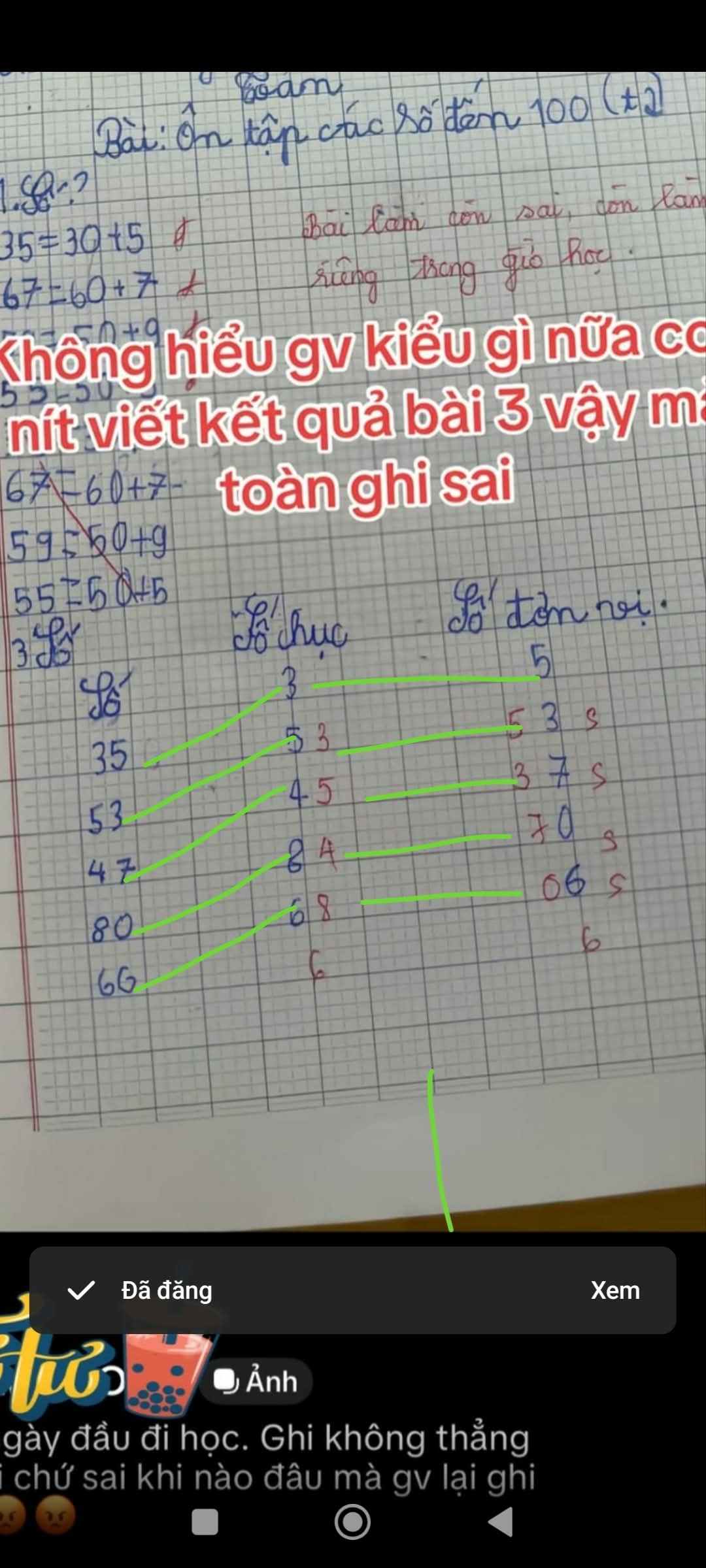 Nhìn hình ảnh và dòng chú thích này, không ít phụ huynh Việt phải cảm thán: Thấy thương các cô giáo quá!
