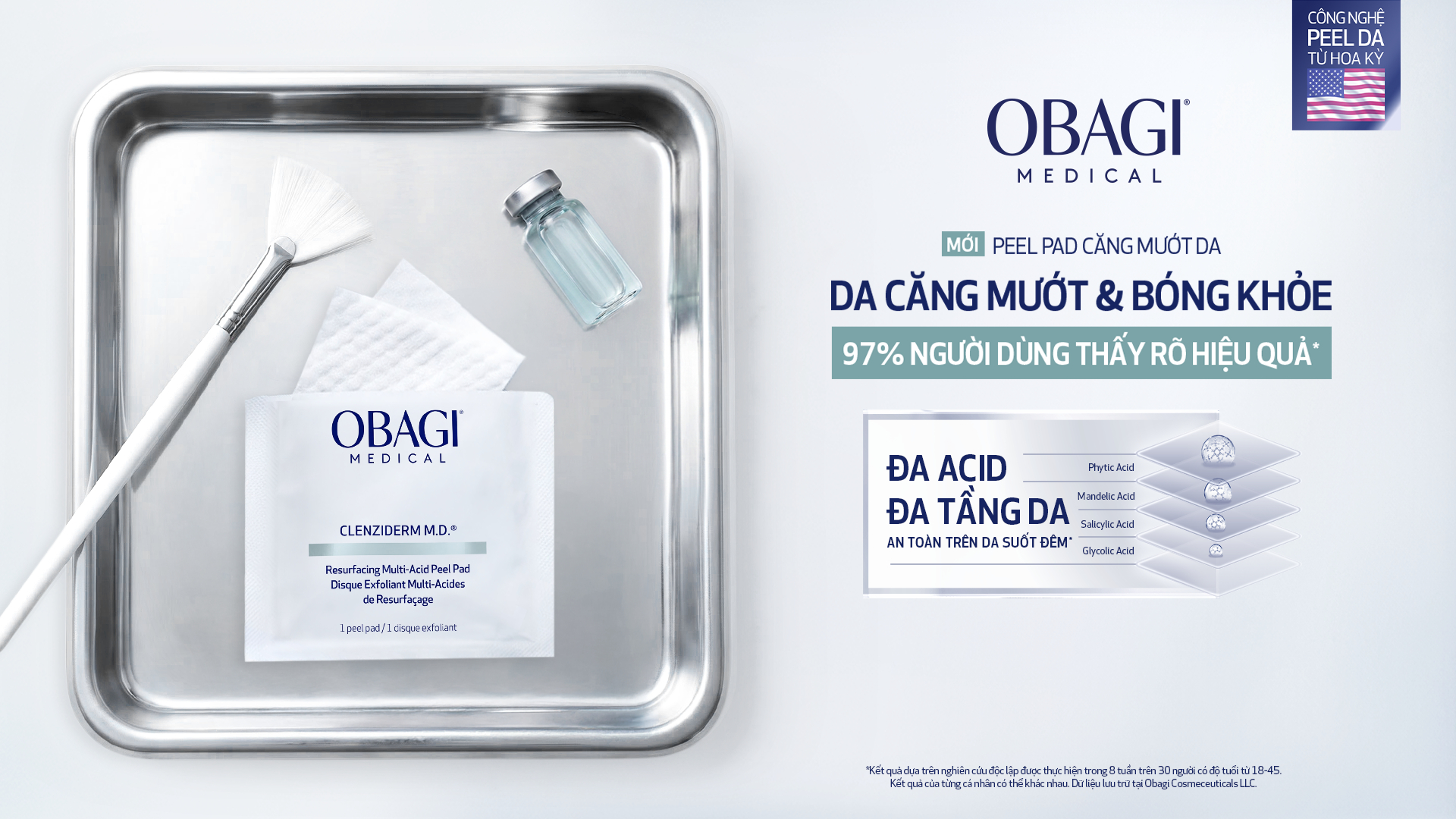 Sản phẩm Peel Pad của Obagi Medical