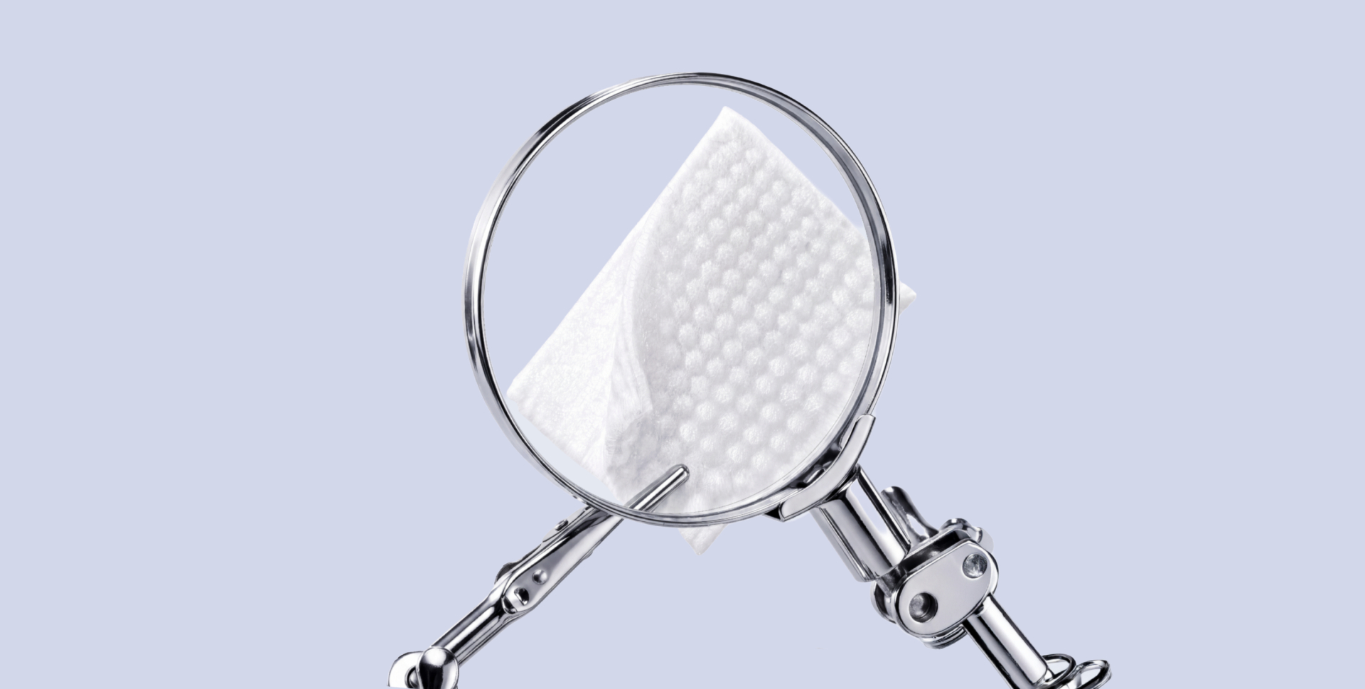 Miếng lau Lyocell cao cấp giúp phân phối dung dịch đồng đều trên bề mặt da