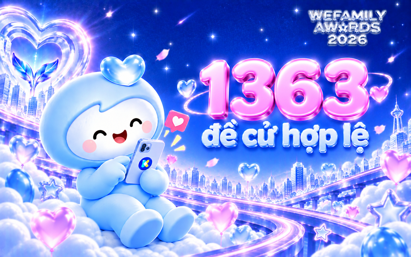 Tin cực vui từ WeFamily Awards 2026: Bất ngờ gia hạn đề cử hạng mục