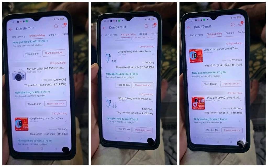 Cậu bé không chỉ tự bấm chốt đơn hàng loạt đồng hồ thông minh định vị trẻ em mà còn