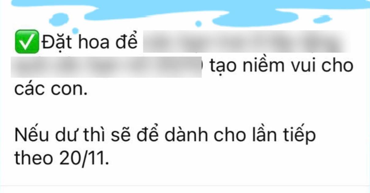 Tin nhắn gây chú ý
