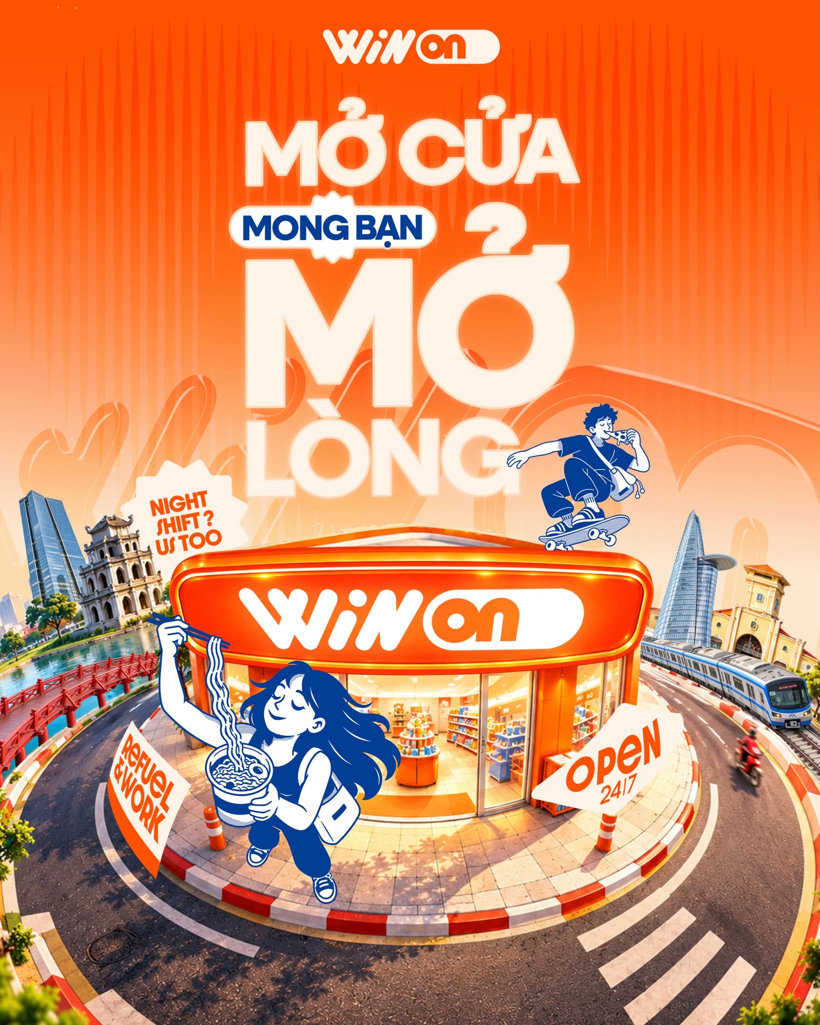 Xuất hiện chuỗi cửa hàng tiện lợi 24/7 mới, cạnh tranh trực tiếp với Circle K, GS25, 7-Eleven