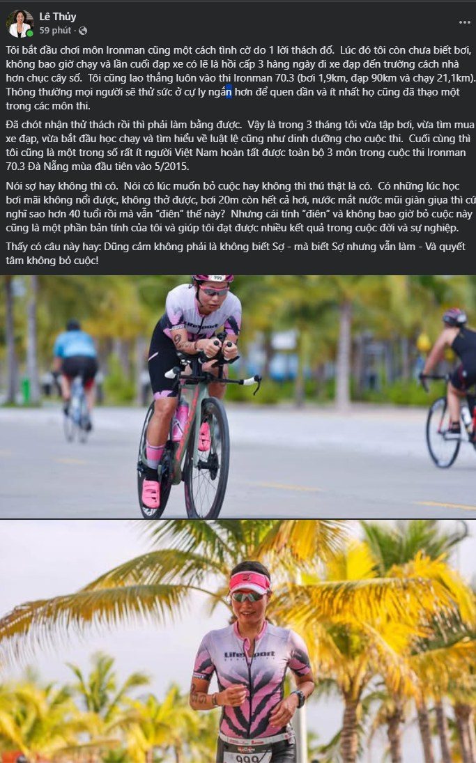 Bài đăng của bà Lê Thị Thu Thủy tối 25/10. Ảnh: FBNV