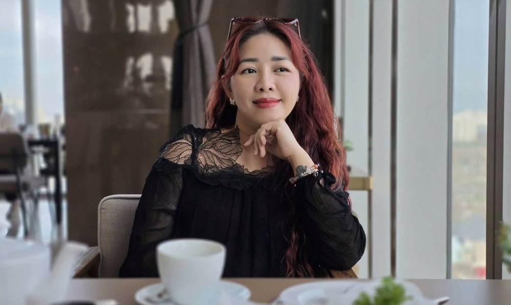 Mai Thắm trong bộ ảnh mới đăng tải. Ảnh: FBNV