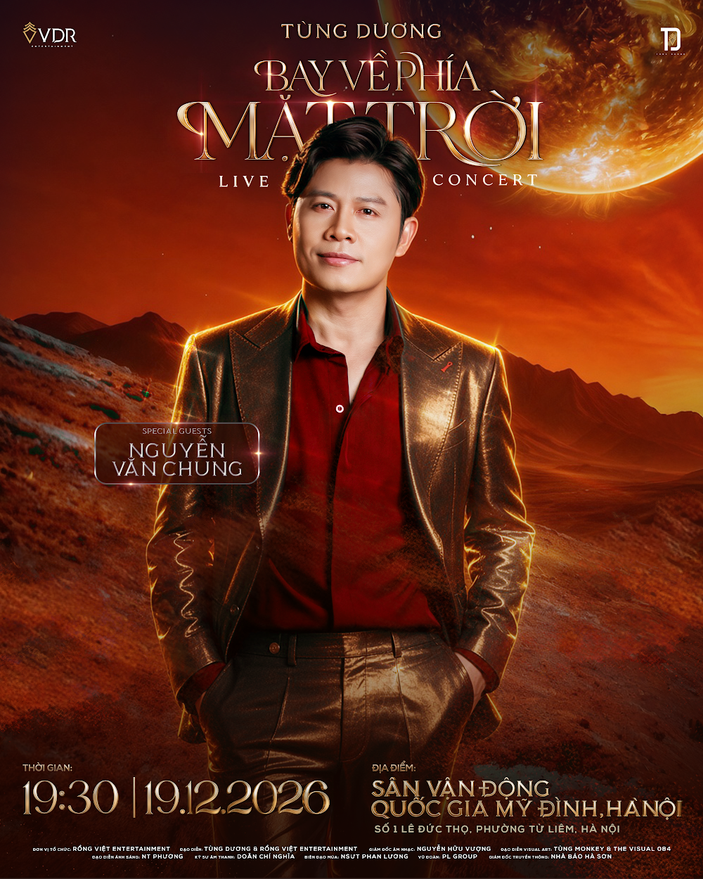 Nguyễn Văn Chung là khách mời tiếp theo được công bố của Live-concert “Bay về phía mặt trời”. Ảnh: BTC