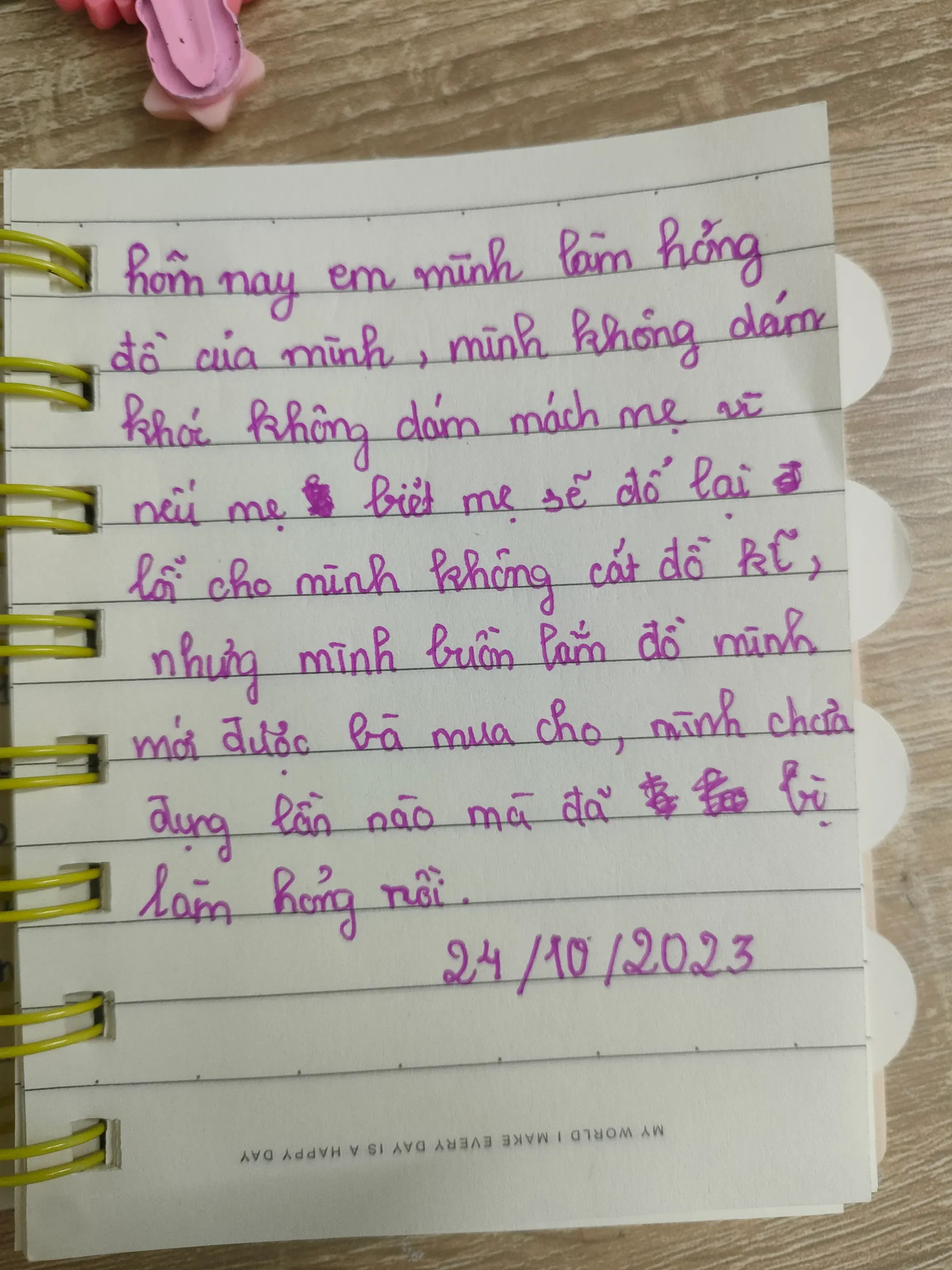Có lẽ, khi nhìn lại những dòng chữ của mình cách đây ba năm, người viết đã đủ lớn để hiểu vì sao ngày ấy bản thân buồn đến vậy.