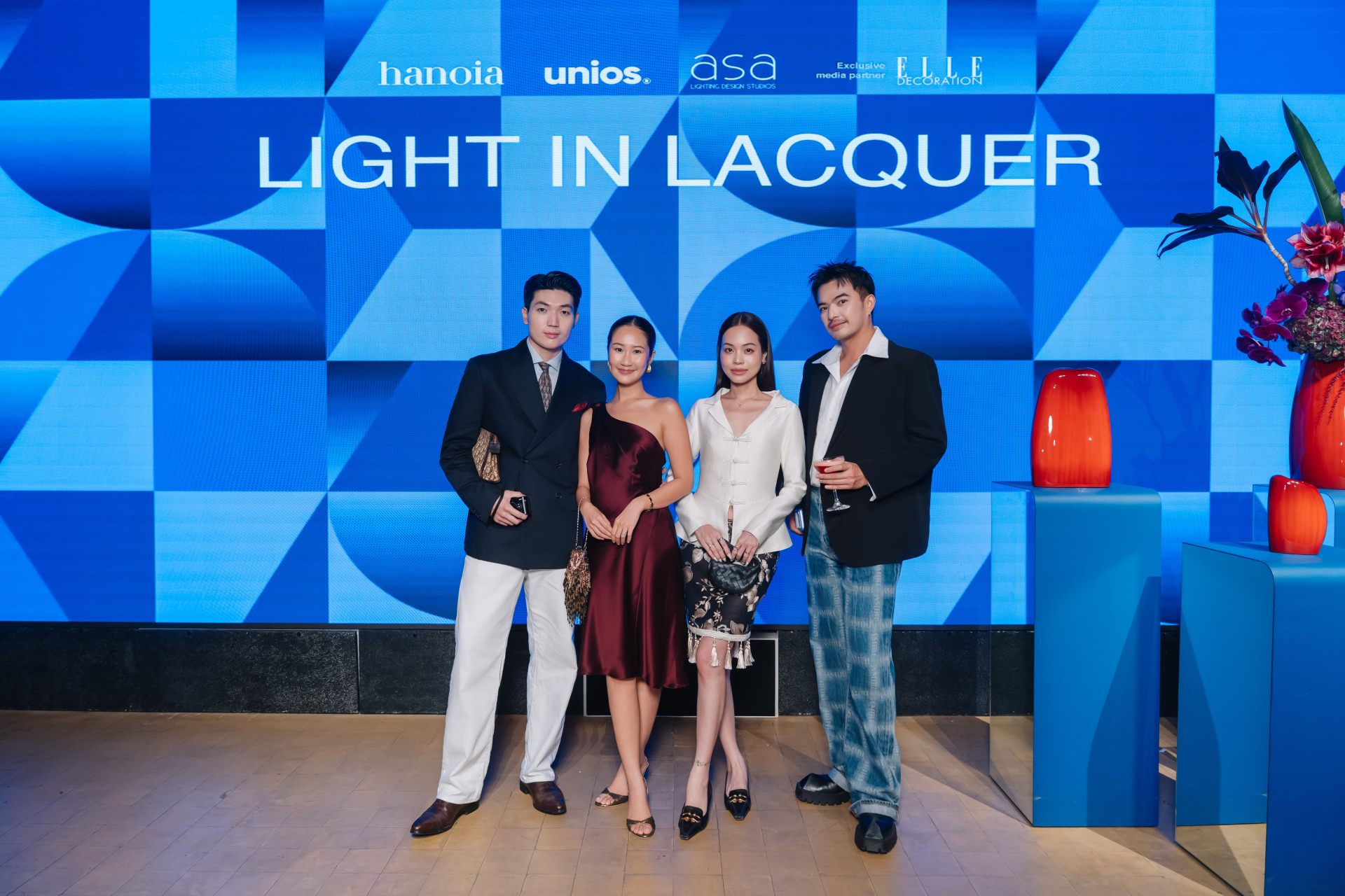 Sự kiện Light in Lacquer tại HEC by UNIOS (TP.HCM) quy tụ nhiều gương mặt quen thuộc. Ảnh: Hanoia