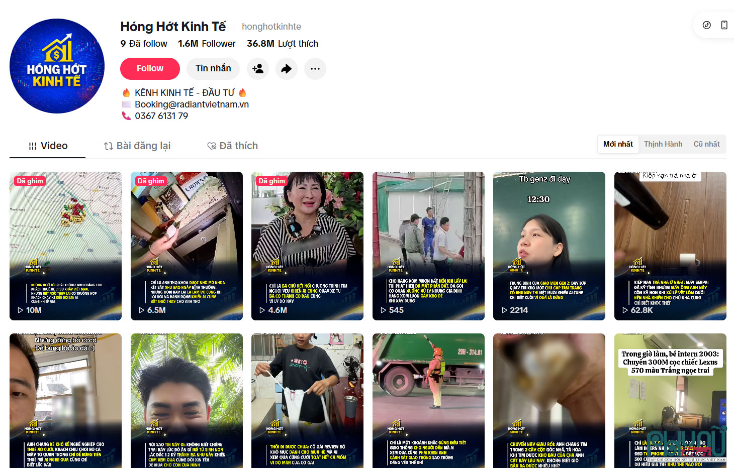 Kênh Hóng Hớt Kinh Tế