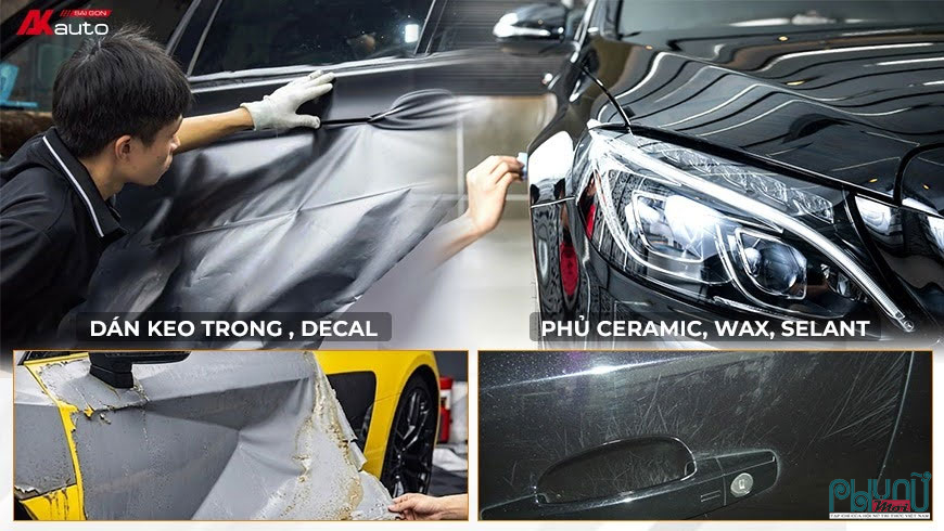 Dán keo trong hay decal không đủ sức bảo vệ sơn xe lại còn nhanh xuống cấp