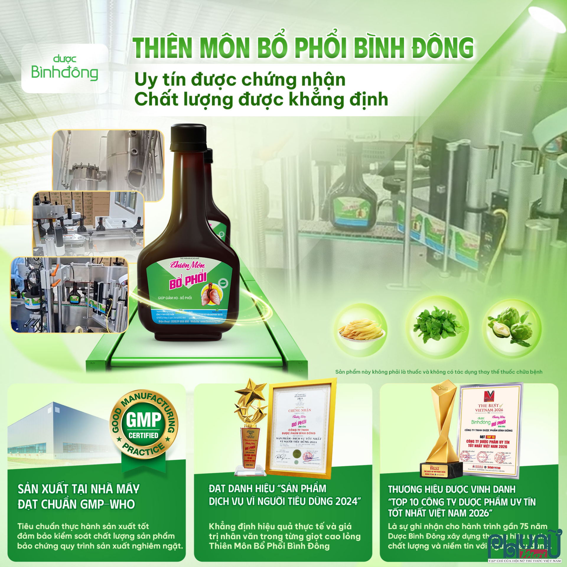 Điểm giao thoa: Khi di sản được lượng hóa bằng tiêu chuẩn GMP-WHO