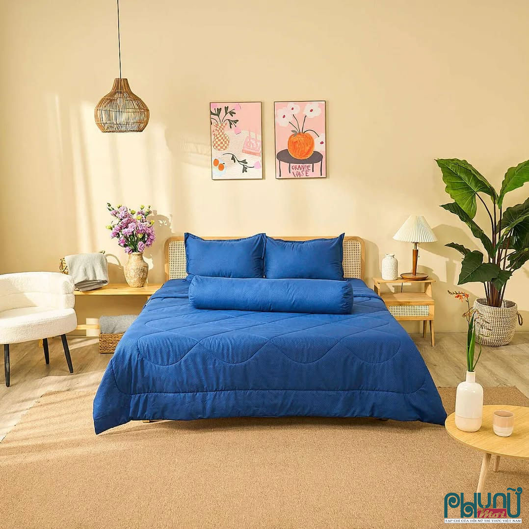 Chăn ga gối với chất liệu thoáng khí mang lại cảm giác thoải mái và nâng cao chất lượng giấc ngủ