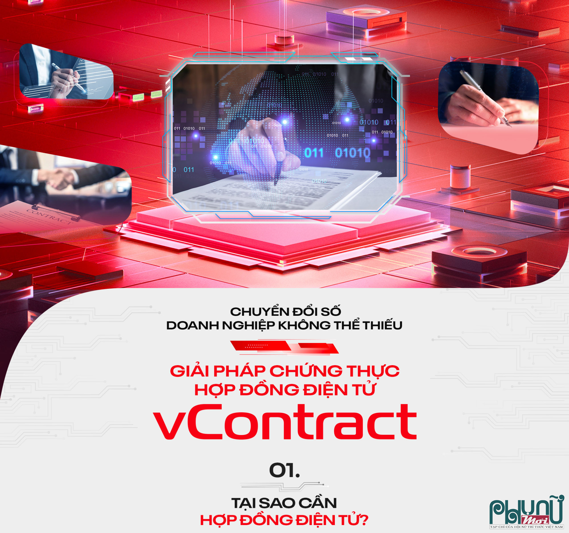 Toàn bộ quy trình được thực hiện trên nền tảng số từ khởi tạo, ký kết đến lưu trữ
