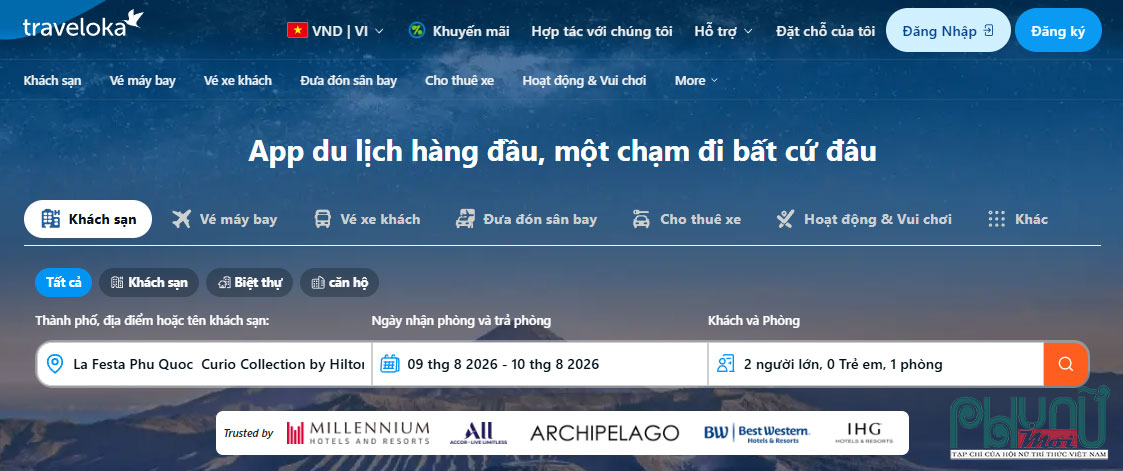 Traveloka mang đến trải nghiệm thuận tiện trên cùng một nền tảng duy nhất