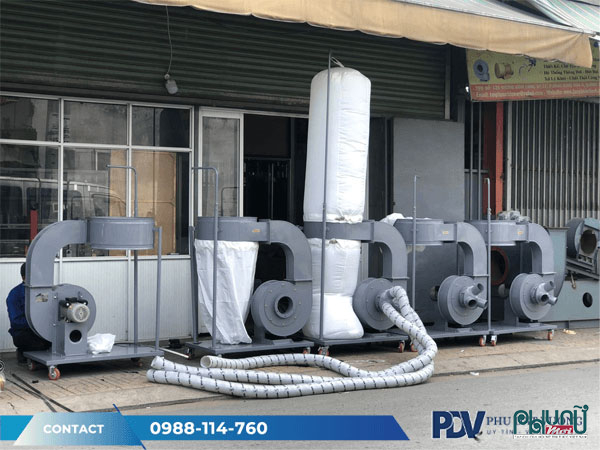 Quạt hút bụi túi vải Phú Đạt Vượng
