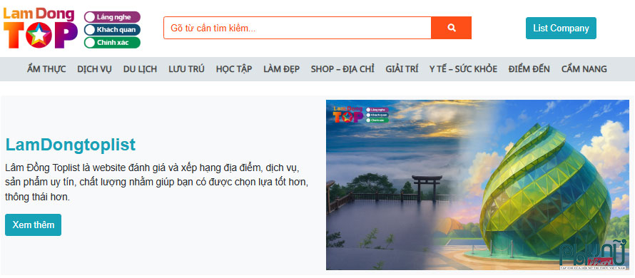 LamDongtoplist tự hào là một trong những kênh thông tin tổng hợp