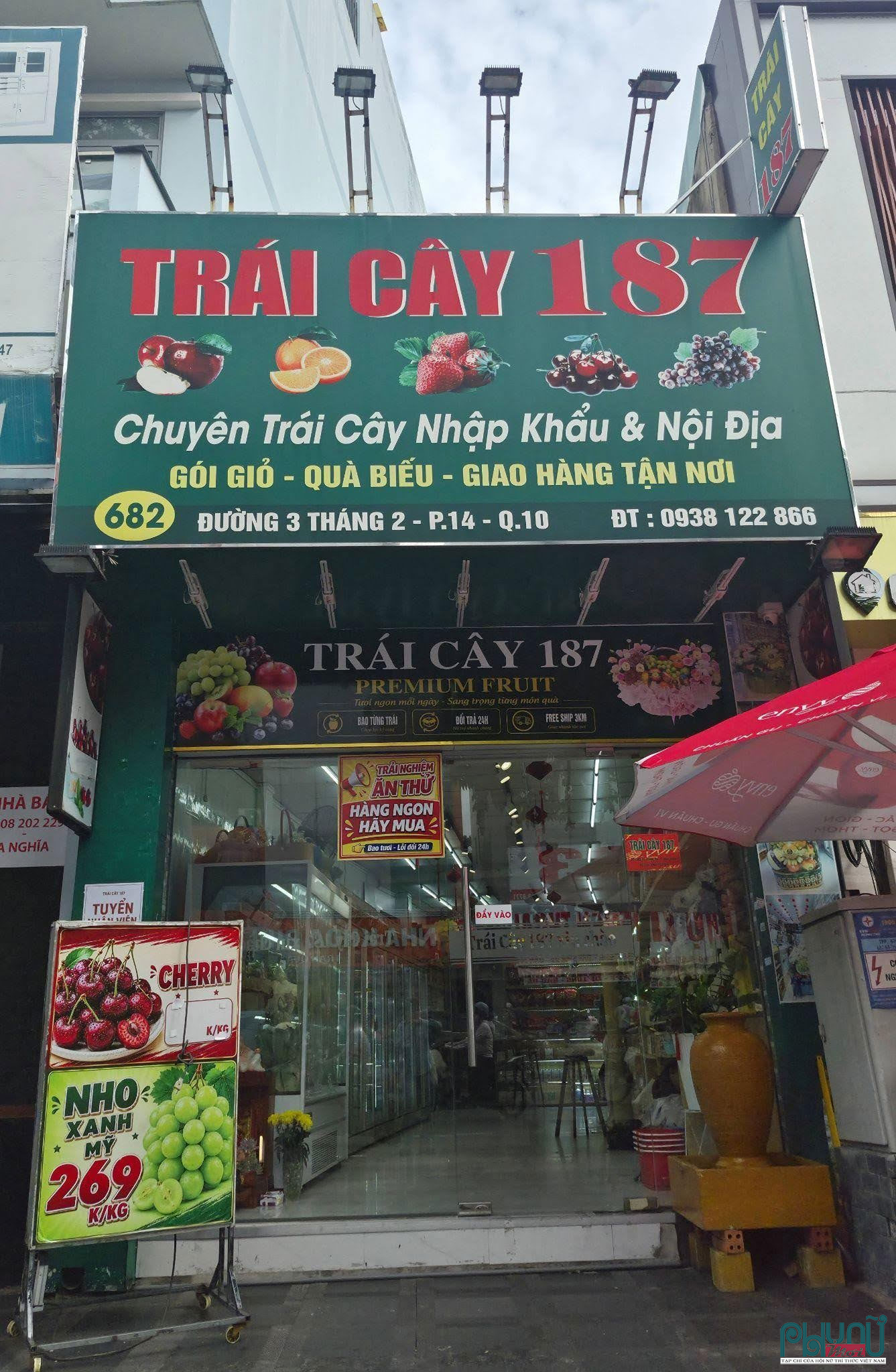 Hệ thống Trái Cây 187