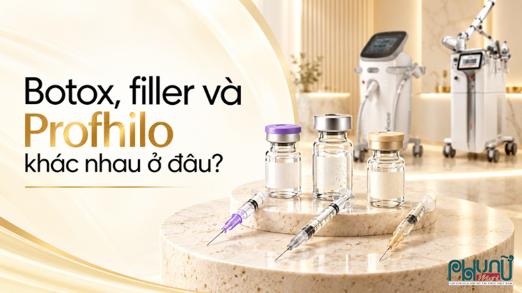 Phân biệt botox, filler và Profhilo theo cơ chế