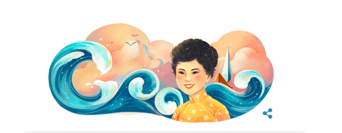 Google Doodle vinh danh Xuân Quỳnh trong ngày 6/10