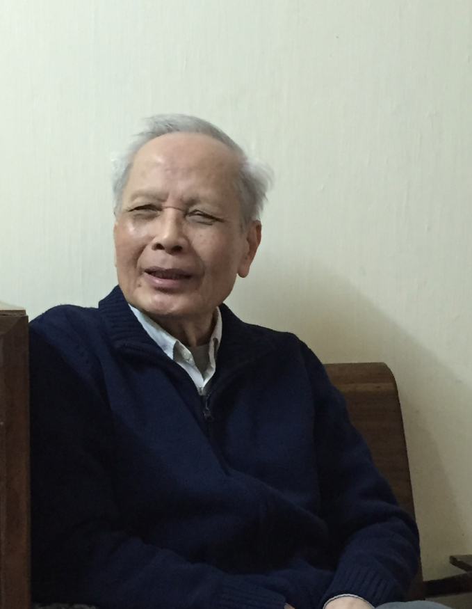 Ông Phạm Đình Dy (1928-2016), Nguyên Ủy viên Ban Chấp hành Trung ương Đảng, nguyên Bí thư Tỉnh ủy Hà Tuyên (nay là tỉnh Hà Giang và tỉnh Tuyên Quang). Ảnh chụp tháng 4/2015