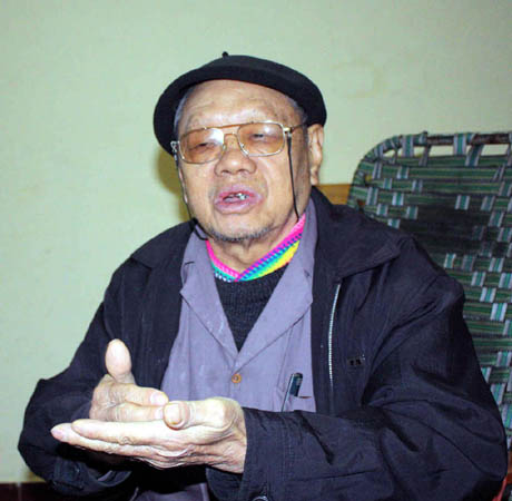 Lão tướng Sùng Đại Dùng. Ông mất năm 2014 (Ảnh: baohagiang)