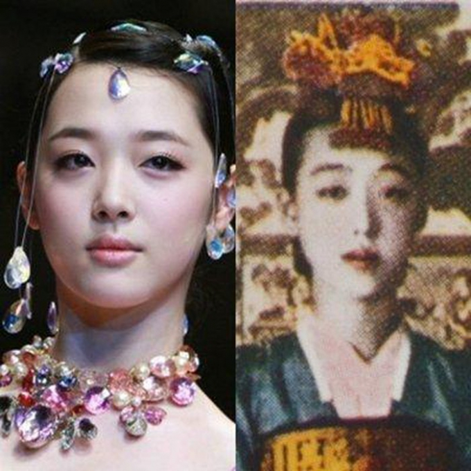 Nét tương đồng giữa Sulli và Lee Nan Hyang