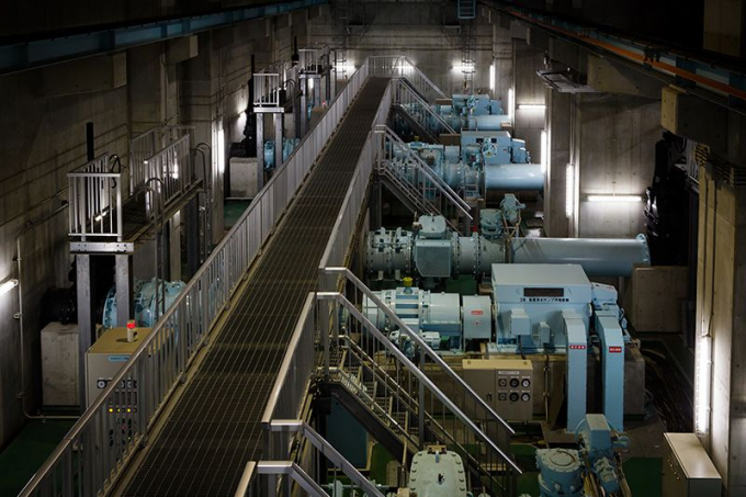 Bên trong một cơ sở xử lý nước sạch ở Tokyo