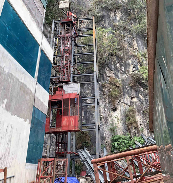 Công trình thang máy Đồn Cao (Ảnh: TTO)