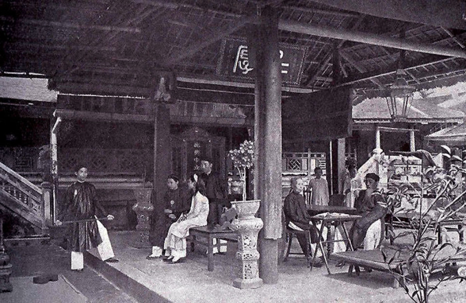Huế 1920-1929, nhà vườn Lạc Tịnh Viên của hoàng thân Nguyễn Phúc Hồng Khẳng - một bức ảnh giới thiệu trong cuốn sách