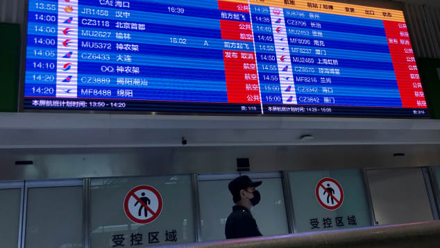 Hàng loạt chuyến bay đến và đi từ Trung Quốc đã bị hủy bỏ