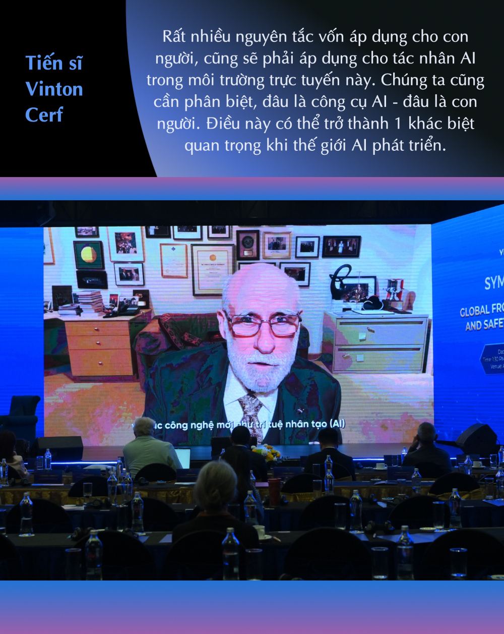 AI sẽ phục vụ hay vượt mặt con người? Loạt phát ngôn của các nhà khoa học đình đám tại VinFuture đưa ra câu trả lời