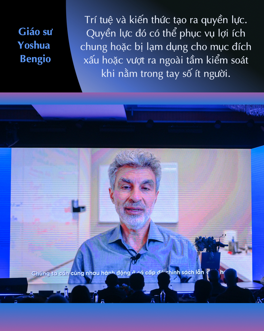 AI sẽ phục vụ hay vượt mặt con người? Loạt phát ngôn của các nhà khoa học đình đám tại VinFuture đưa ra câu trả lời