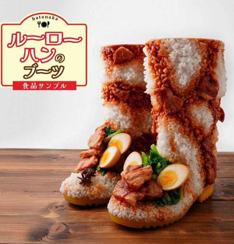 Đôi boots cơm thịt kho gây sốt: Nhìn vừa đói vừa sợ