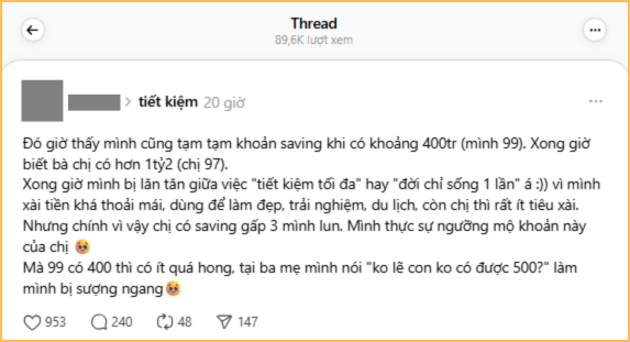 Bài đăng của cô nhận được nhiều sự quan tâm của cộng đồng mạng (Ảnh chụp màn hình)