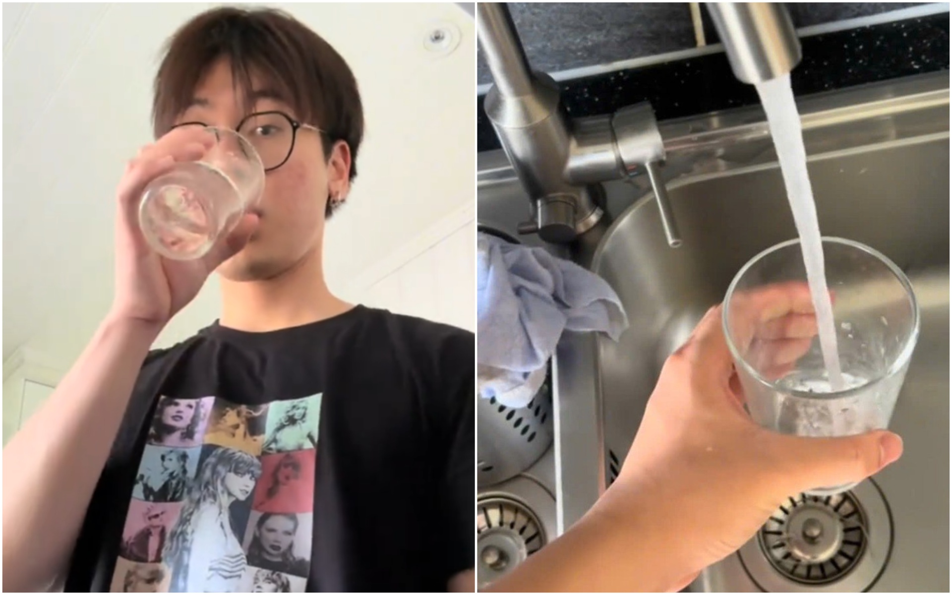 Người dân Na Uy uống nước trực tiếp từ vòi (Ảnh chụp màn hình)