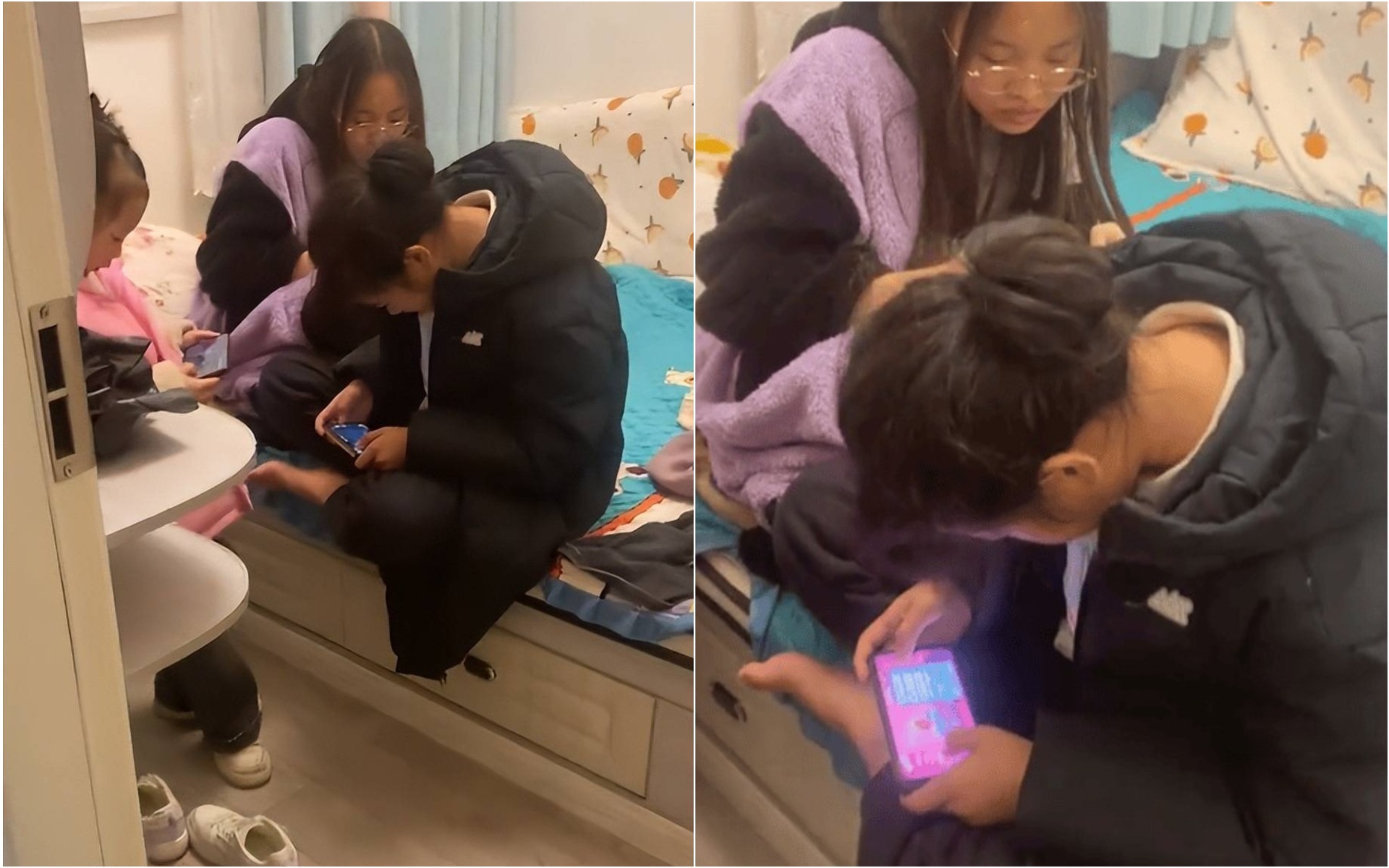 Cảnh tượng này khiến nhiều người tranh cãi (Ảnh chụp màn hình)