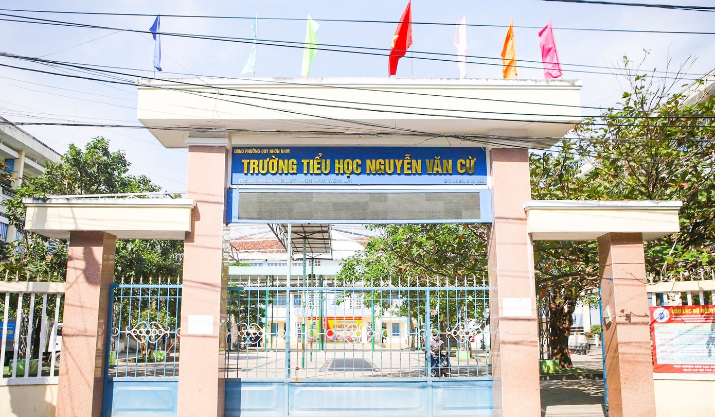 Trường Tiểu học Nguyễn Văn Cừ (Gia Lai) - nơi xảy ra vụ việc (Ảnh: Tiền Phong)