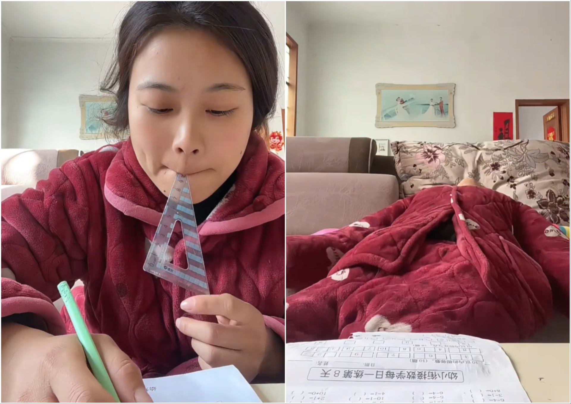 Nếu không phải làm đủ tư thế thì cũng là ngậm đủ thứ vào miệng (Ảnh chụp màn hình)