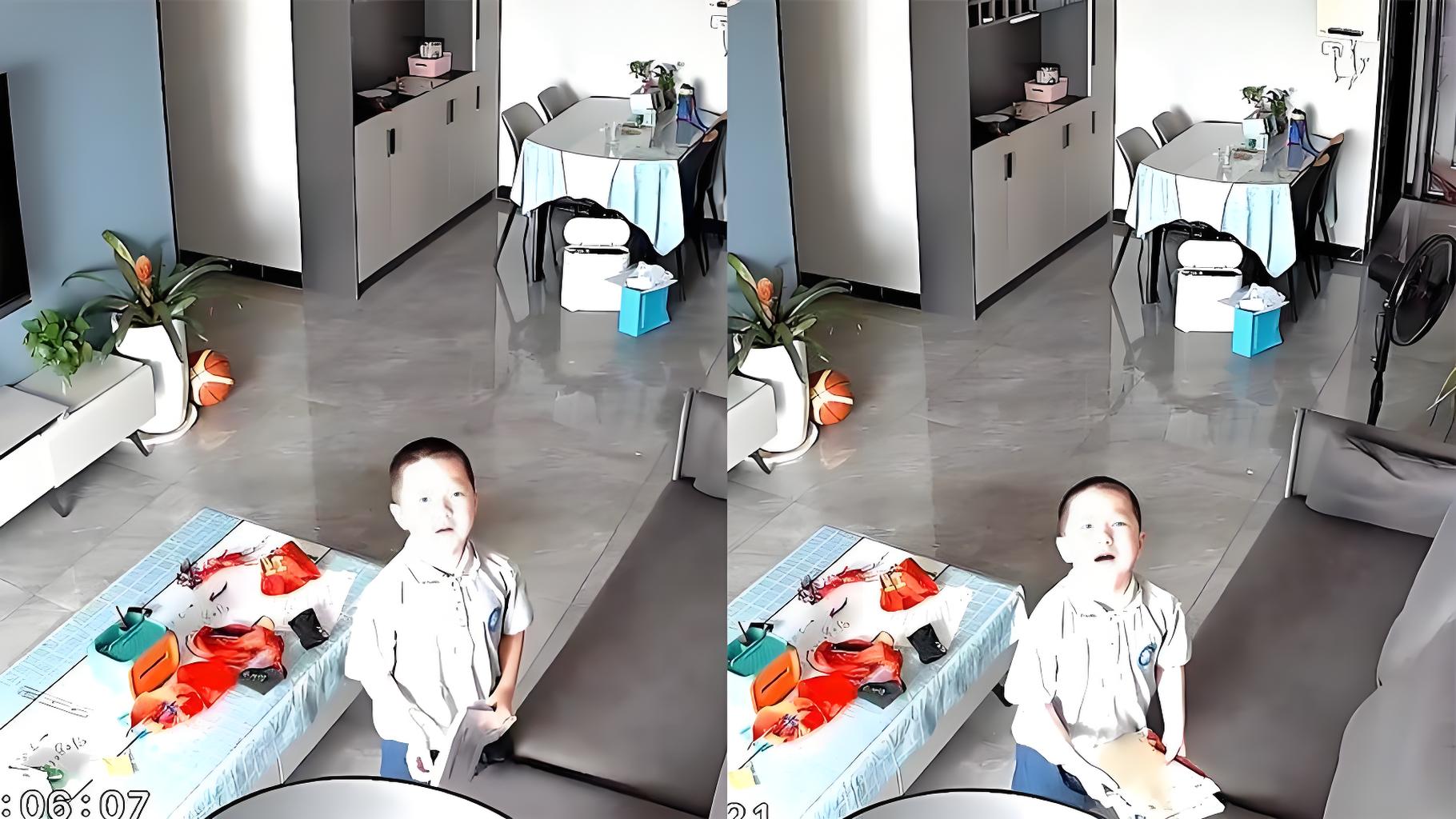 Khoảnh khắc khiến nhiều người không khỏi xót xa (Ảnh chụp màn hình)