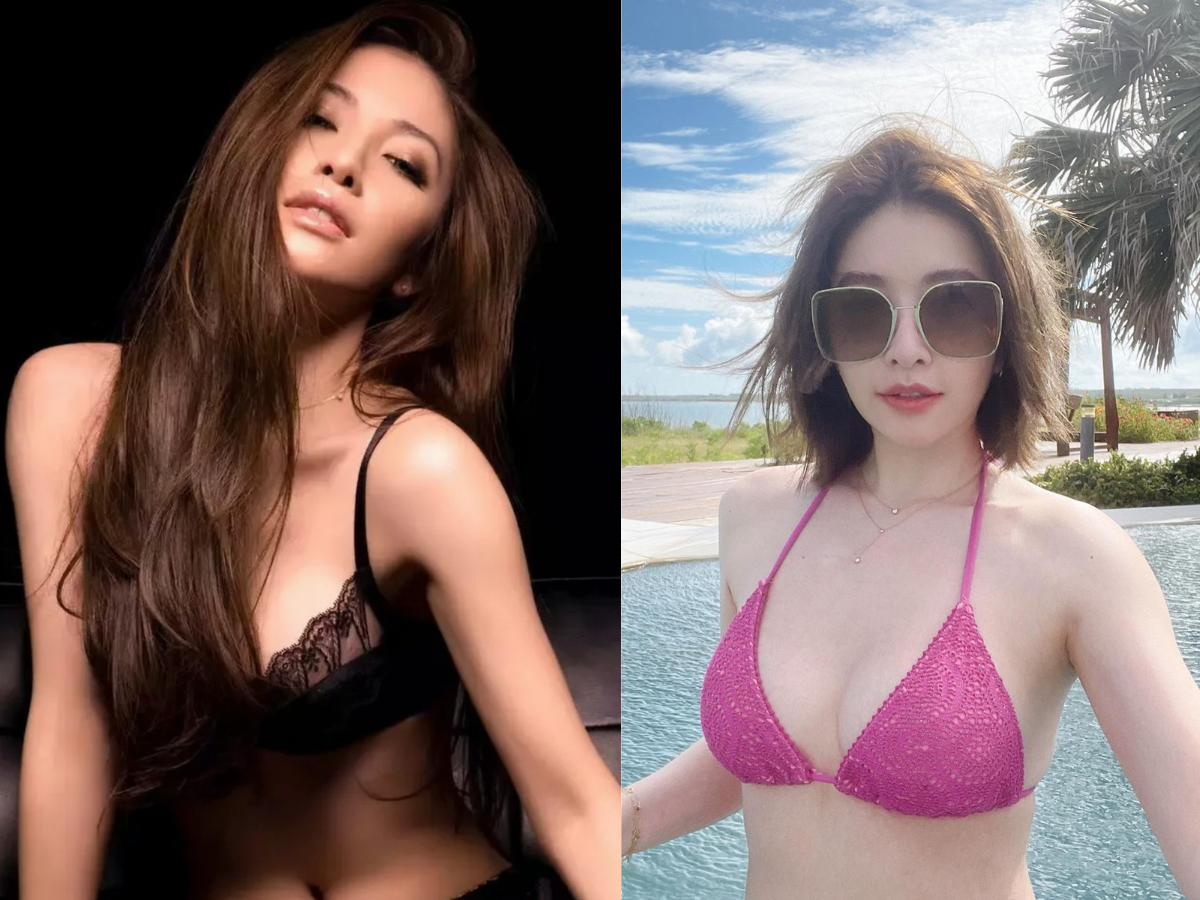 Những hình ảnh gợi cảm thường thấy của Hsu Wei-en trước khi phát hiện ung thư vú 