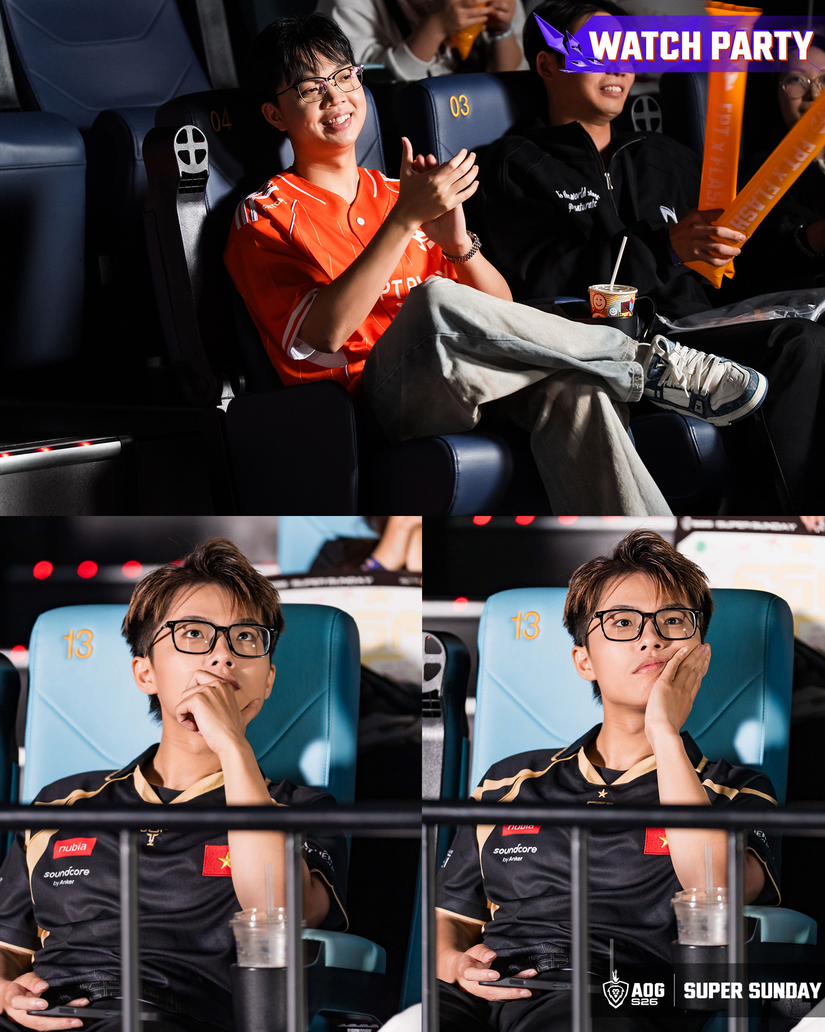 Biểu cảm trái ngược của Lai Bâng và ADC cũng đã thể hiện rõ thế trận trong trận đấu của 2 gã khổng lồ của Liên Quân Mobile Việt Nam