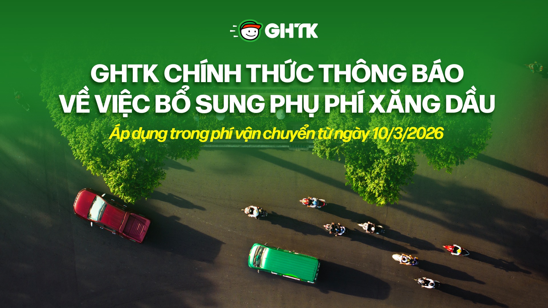 Giao Hàng Tiết Kiệm, Viettel Post cùng thông báo tăng phụ phí xăng dầu, mức cao nhất 17,15%
