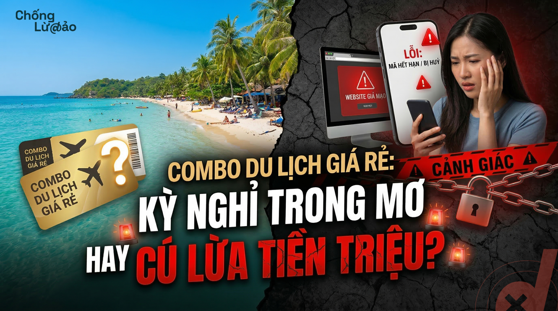 Mất tiền triệu ngay trước giờ bay: Ai đi du lịch cũng phải coi chừng trò lừa đảo tinh vi này