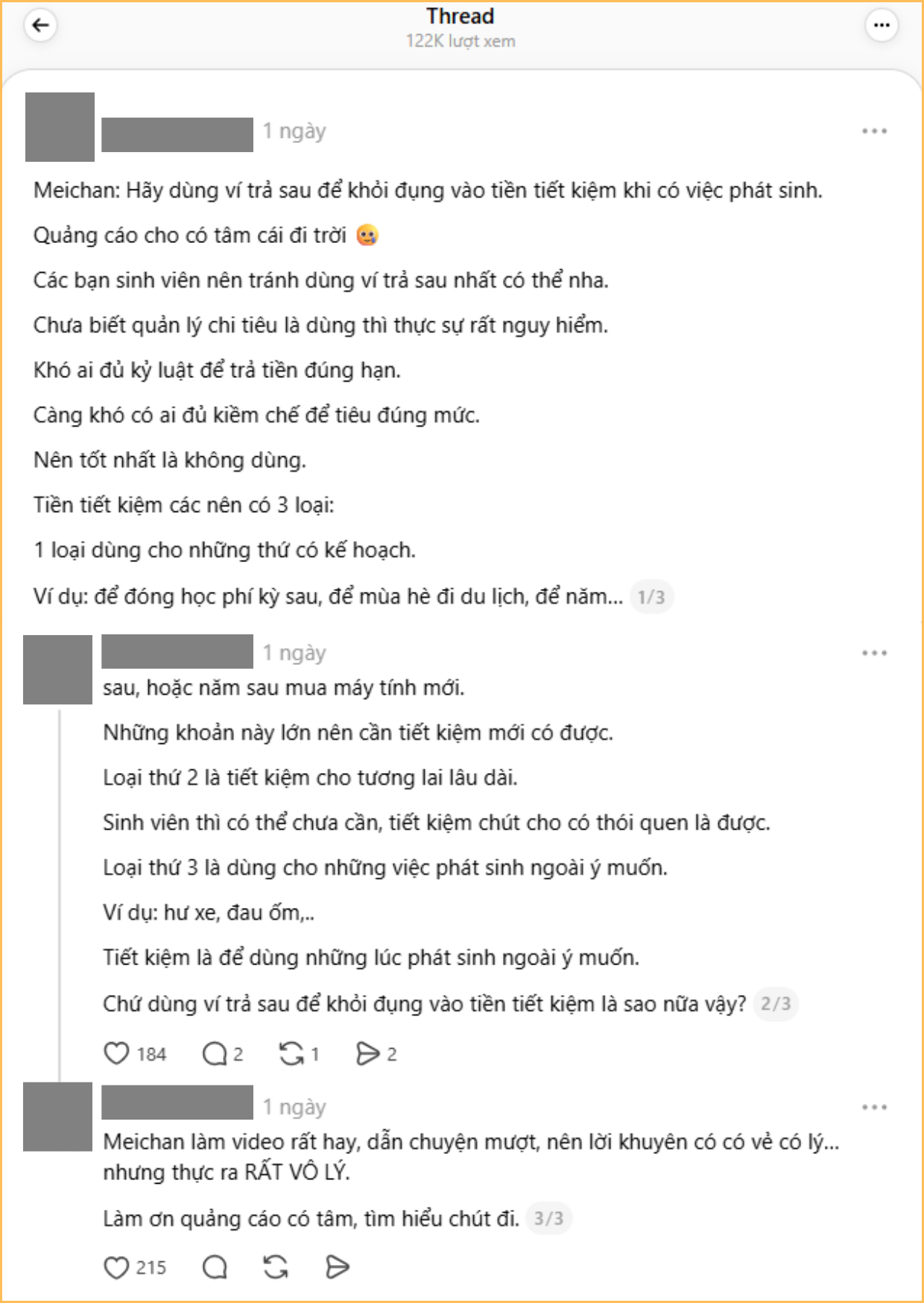 Nguyên văn bài đăng của người dùng này (Ảnh chụp màn hình)