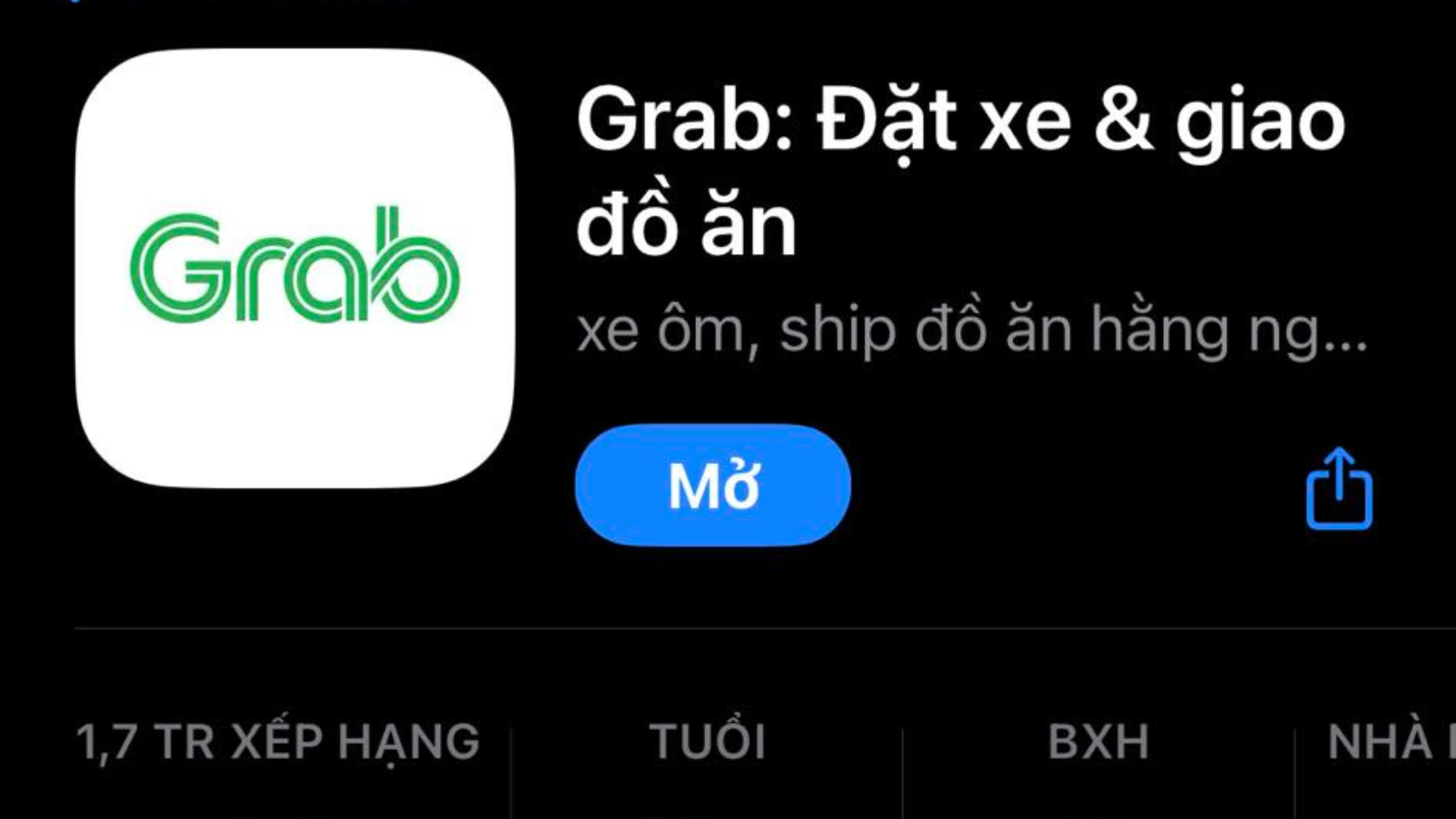 Grab nhận “bão 1 sao”